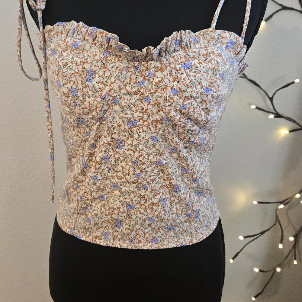 Reset - Small - Floral Top EUC